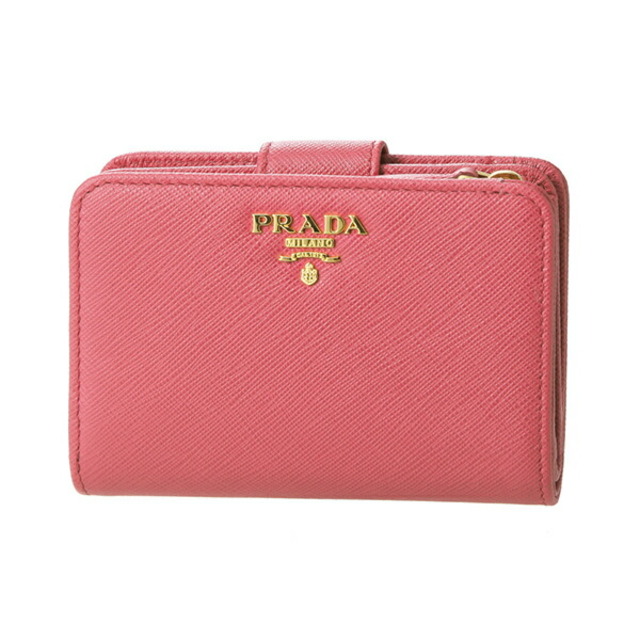 限定W特典付属 PRADA プラダ サフィアーノマルチ ペオニア ピンク