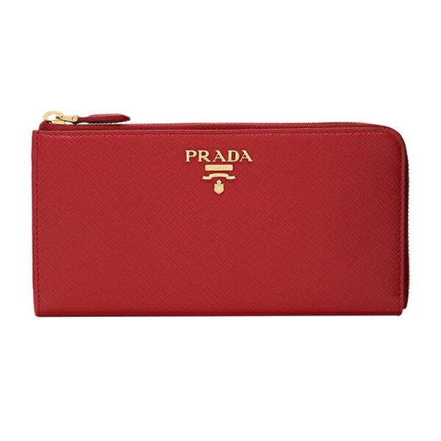 新品 プラダ PRADA 長財布 サフィアーノ メタル フォーコ