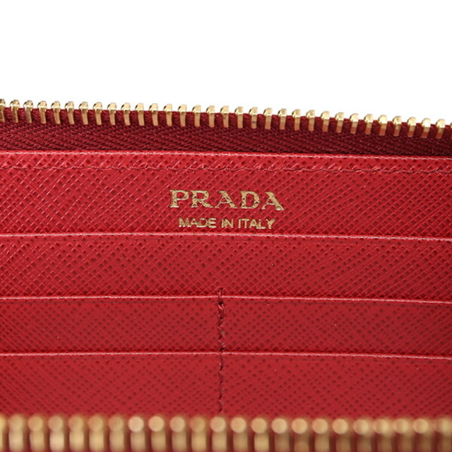 新品 プラダ PRADA 長財布 サフィアーノ メタル フォーコ