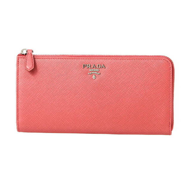 新品 プラダ PRADA 長財布 サフィアーノ カラー タマリス/ペスカ約10×195×25本体重量