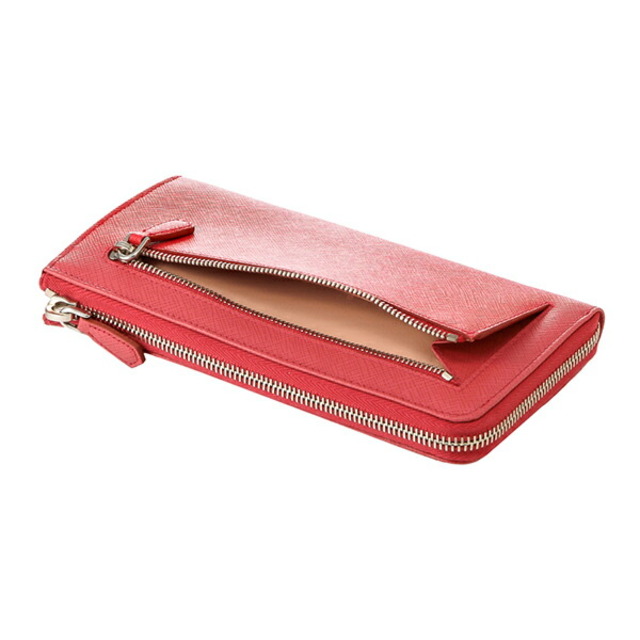 新品 プラダ PRADA 長財布 サフィアーノ カラー タマリス/ペスカ 新品 プラダ PRADA 長財布 サフィアーノ カラー タマリス/ペスカ