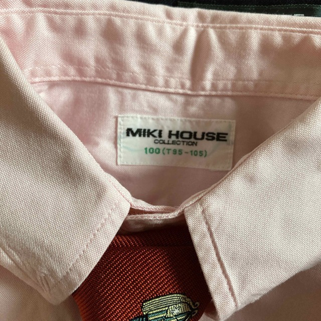 mikihouse(ミキハウス)のMIKI HOUSE ブレザー　ワイシャツ　ネクタイ キッズ/ベビー/マタニティのキッズ服男の子用(90cm~)(ジャケット/上着)の商品写真