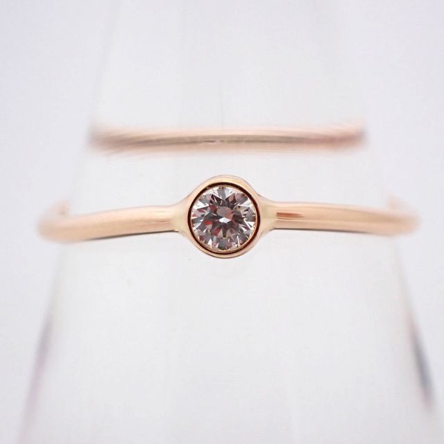 25日まで10%OFF♡ ティファニー K18YG ダイヤ ウェーブ リング