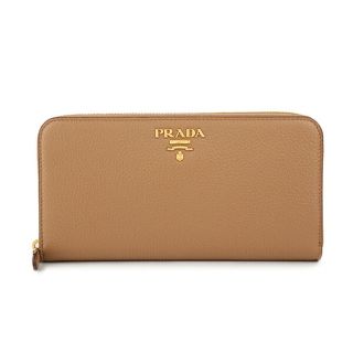 プラダ(PRADA)の新品 プラダ PRADA 長財布 ダイノ カラー キャラメル/パパーヤ(財布)