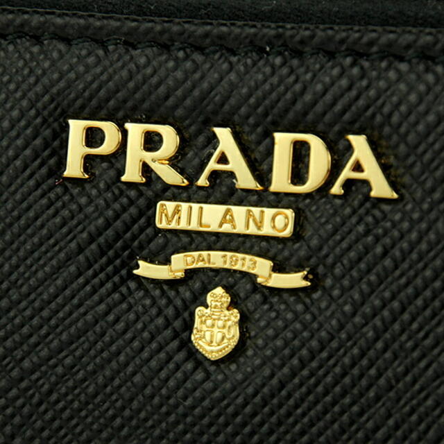 PRADA(プラダ)の新品 プラダ PRADA 長財布 サフィアーノ メタル ネロ レディースのファッション小物(財布)の商品写真