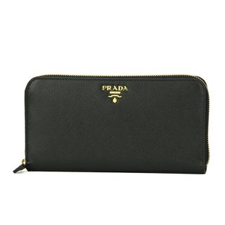 プラダ(PRADA)の新品 プラダ PRADA 長財布 サフィアーノ メタル ネロ(財布)