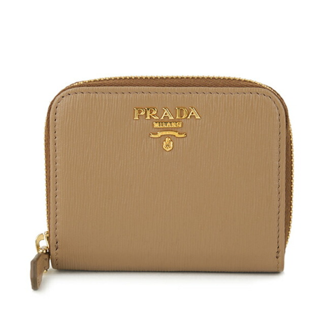 PRADA(プラダ)の新品 プラダ PRADA コインケース ヴィッテロ ムーヴ カラメッロ レディースのファッション小物(コインケース)の商品写真