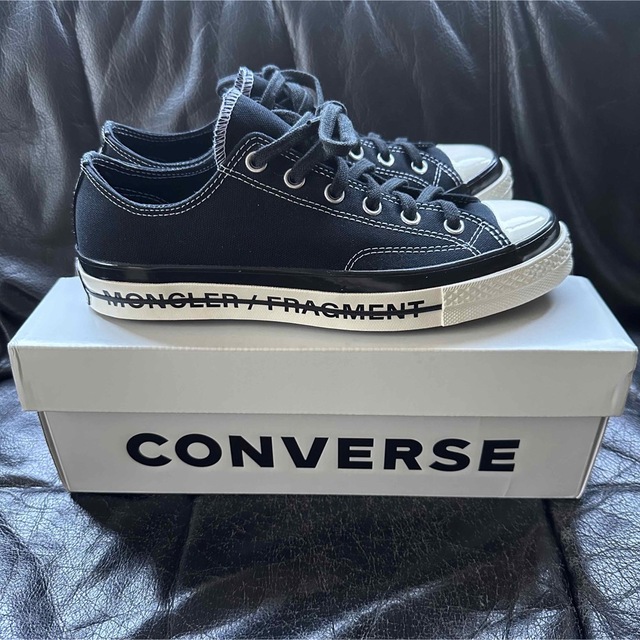 スニーカーMONCLER x FRAGMENT x CONVERSE 26.5cm 黒