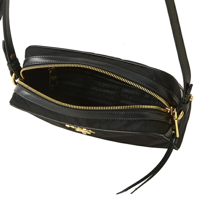 新品 プラダ PRADA ショルダーバッグ テスート ソフトカーフ ブラック 黒 新品 プラダ PRADA ショルダーバッグ テスート ソフトカーフ ブラック 黒