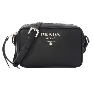 プラダ(PRADA)の新品 プラダ PRADA ショルダーバッグ ソフトカーフ ブラック 黒(ショルダーバッグ)