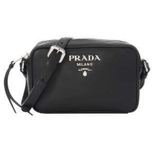 新品 プラダ PRADA ハンドバッグ グレイス カーフ ブラック 黒