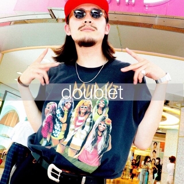 新品未使用〉doublet / バッグ付きTシャツ-