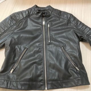 エイチアンドエイチ(H&H)の美品　H&M ライダースジャケット　XL(ライダースジャケット)