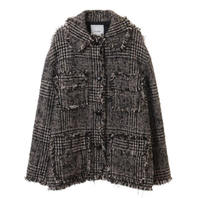 CLANE  MIX TWEED BLOUSON