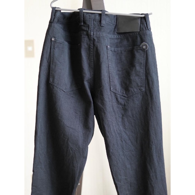 Paul Smith(ポールスミス)のポールスミスジーンズ ブラック5ポケット コットンパンツ サイズL メンズのパンツ(デニム/ジーンズ)の商品写真
