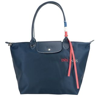 ロンシャン(LONGCHAMP)の新品 ロンシャン LONGCHAMP トートバッグ ル プリアージュ トレパリ ショッピングバッグ Lサイズ マリン(トートバッグ)