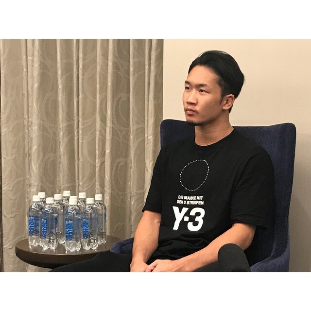 Y-3(ワイスリー)のY-3 M STACKED LOGO SS TEE/BLK 朝倉未来 RIZIN メンズのトップス(Tシャツ/カットソー(半袖/袖なし))の商品写真