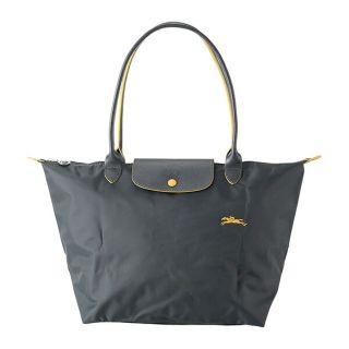 ロンシャン(LONGCHAMP)の新品 ロンシャン LONGCHAMP トートバッグ ル プリアージュ クラブ TOTE BAG Lサイズ ガンメタル/イエロー(トートバッグ)