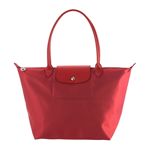 約21cm本体重量新品 ロンシャン LONGCHAMP トートバッグ ル プリアージュ ネオ TOTE BAG Lサイズ レッド 赤