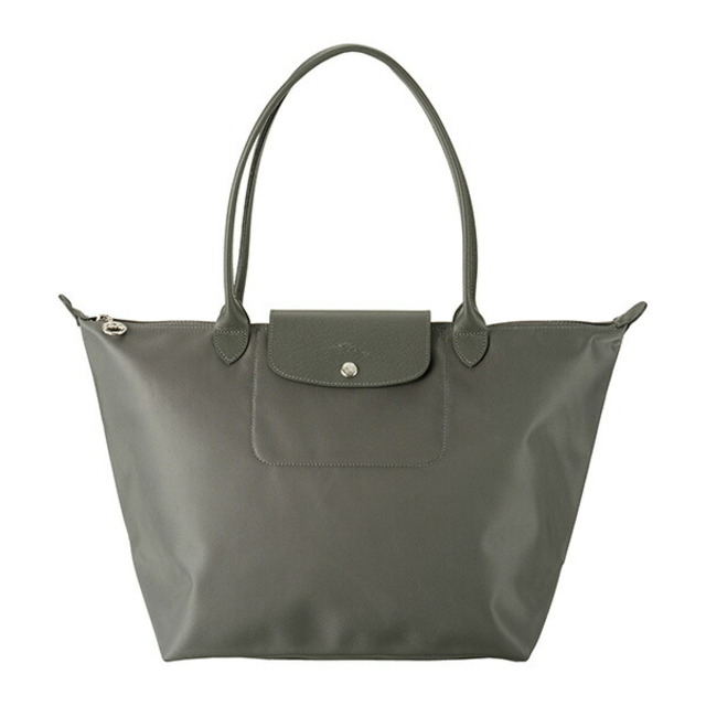 新品 ロンシャン LONGCHAMP トートバッグ ル プリアージュ ネオ TOTE BAG Lサイズ グリ約21cm本体重量