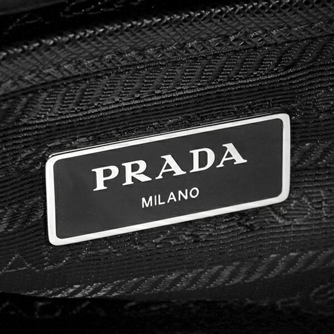 美品✨PRADA プラダ リュック 三角ロゴ ナイロン レザー ブラック 黒