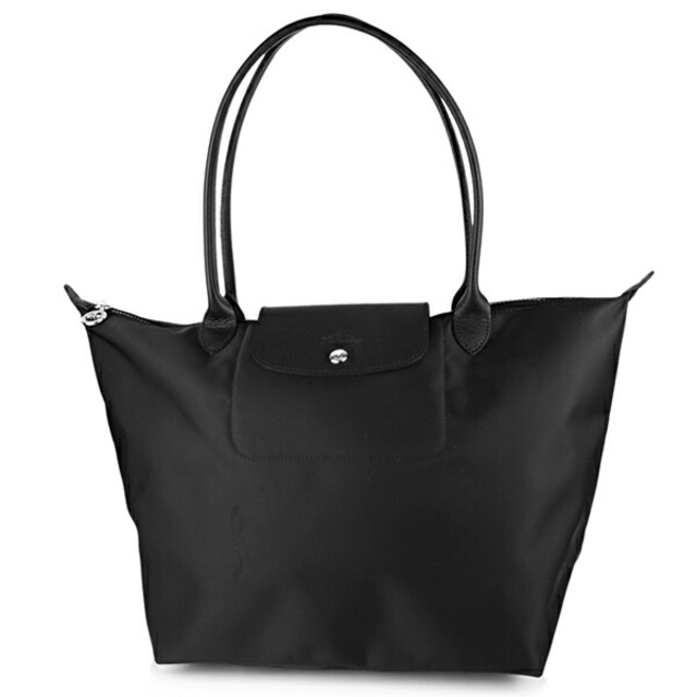 新品 ロンシャン LONGCHAMP トートバッグ ル プリアージュ ネオ TOTE BAG Lサイズ ブラック 黒約350g本体