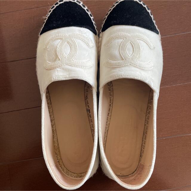 CHANEL エスパドリーユ 37 スウェード - eventoscampionepro.com.br