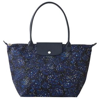 ロンシャン(LONGCHAMP)の新品 ロンシャン LONGCHAMP トートバッグ ル プリアージュ フルール TOTE BAG Lサイズ ブルー(トートバッグ)