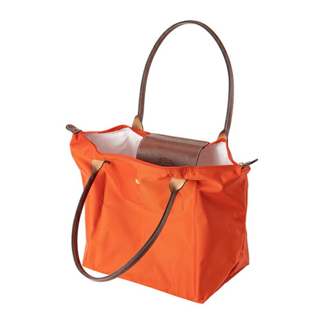 LONGCHAMP(ロンシャン)の新品 ロンシャン LONGCHAMP トートバッグ ル プリアージュ TOTE BAG Lサイズ オレンジ系 レディースのバッグ(トートバッグ)の商品写真