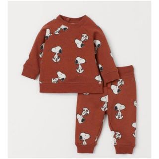 レア ❤️ H&M スヌーピー スウェット & ジョーカーパンツ 90
