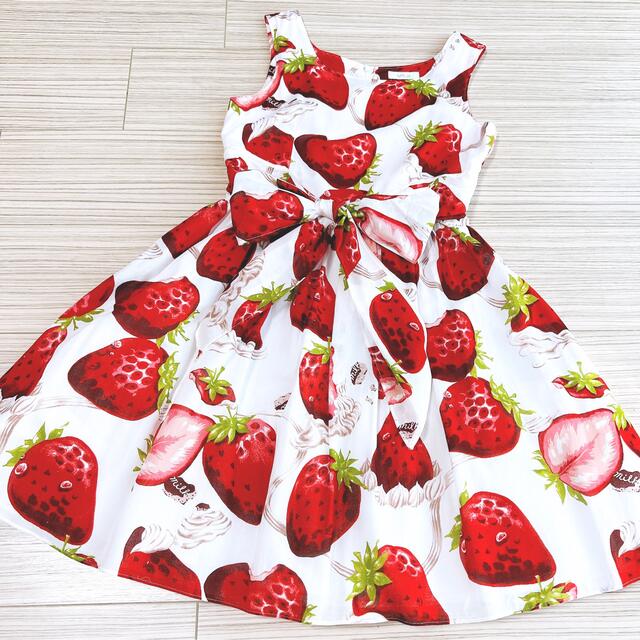 MILK - MILK ホイップベリー ドレス JSK ストロベリーの通販 by