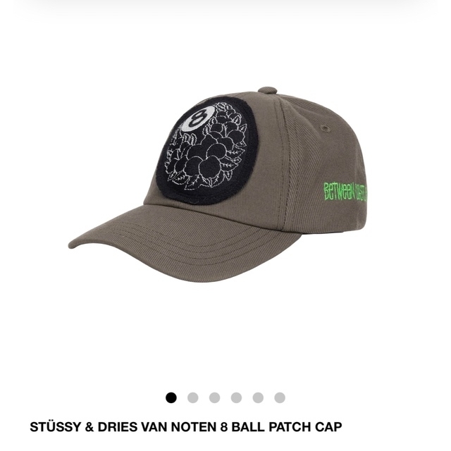 STÜSSY DRIES VAN NOTEN 8 BALL PATCH CAP帽子