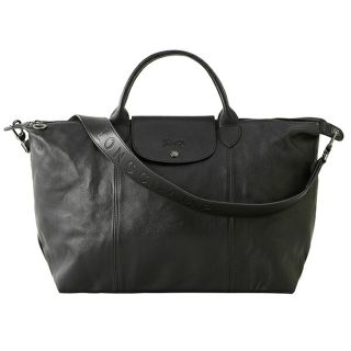 ロンシャン(LONGCHAMP)の新品 ロンシャン LONGCHAMP ハンドバッグ ル・プリアージュ キュイール ノワール(ハンドバッグ)