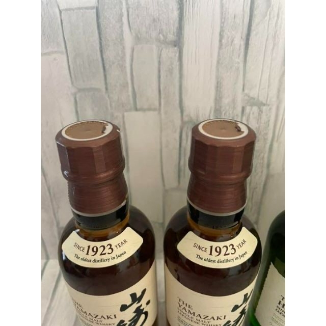 サントリー 山崎・白州NV 180ml　4本セット