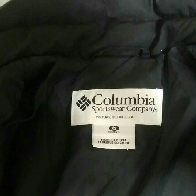 Columbia(コロンビア)のColumbia　インポート　ダウンジャケット　黒　レディースS-M レディースのジャケット/アウター(ダウンジャケット)の商品写真