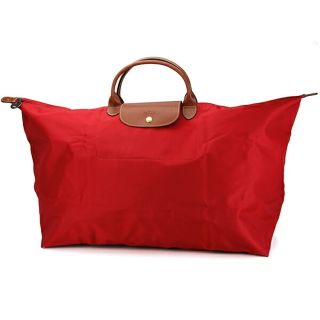 ロンシャン(LONGCHAMP)の新品 ロンシャン LONGCHAMP ボストンバッグ ル プリアージュ トラベルバッグ Mサイズ ルージュ(ボストンバッグ)