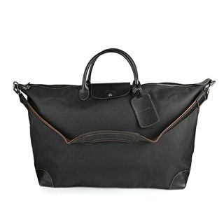 ロンシャン(LONGCHAMP)の新品 ロンシャン LONGCHAMP ボストンバッグ ボックスフォード トラベルバッグ Mサイズ ノワール(ボストンバッグ)