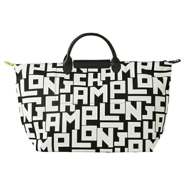 新品 ロンシャン LONGCHAMP ボストンバッグ ル・プリアージュ LGP ノワール/ブラン