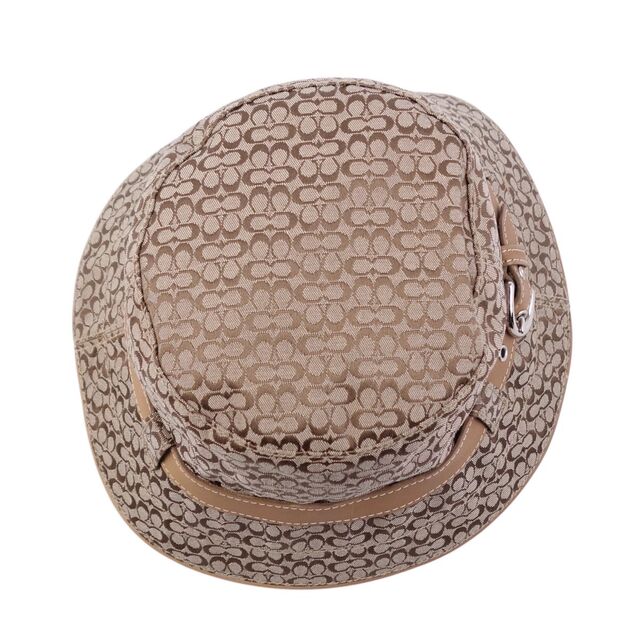 COACH - 極美品 コーチ COACH 帽子 バケットハット シグネチャー COACH - 極美品 コーチ COACH 帽子 バケットハット シグネチャー