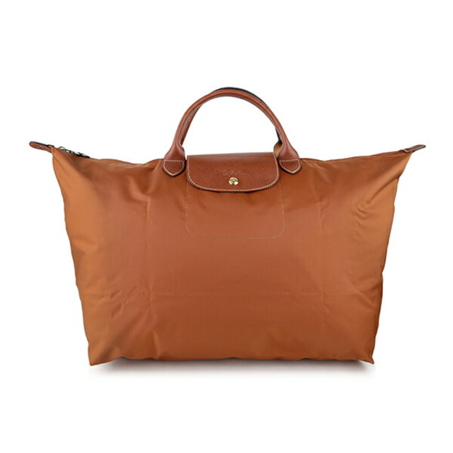 新品 ロンシャン LONGCHAMP ボストンバッグ ル・プリアージュ コニャック約12×23×4ハンドル高さ