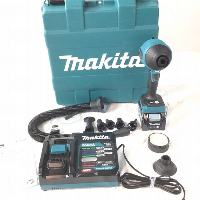 ☆未使用品☆ makita マキタ 40Vmax 充電式エアダスタ AS001GRD バッテリー1個(BL4025)付き 充電器(DC40RA)付き 62061