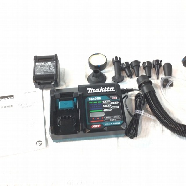 ☆未使用品☆ makita マキタ 40Vmax 充電式エアダスタ AS001GRD バッテリー1個(BL4025)付き 充電器(DC40RA)付き 62061