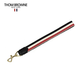 トムブラウン(THOM BROWNE)のThom Browne トムブラウン ストラップ キーホルダー トリコロール(キーホルダー)