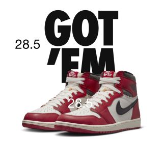 ナイキ(NIKE)の JORDAN 1  HIGH OG Lost & Found Chicago(スニーカー)