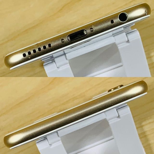 Apple(アップル)のﾊﾞｯﾃﾘｰ100％ Simﾌﾘｰ iPhone6s 64GB Gold P70 スマホ/家電/カメラのスマートフォン/携帯電話(スマートフォン本体)の商品写真