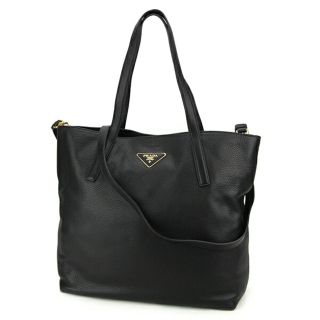 プラダ(PRADA)の新品 プラダ PRADA トートバッグ ヴィッテロ ダイノ ブラック 黒(トートバッグ)