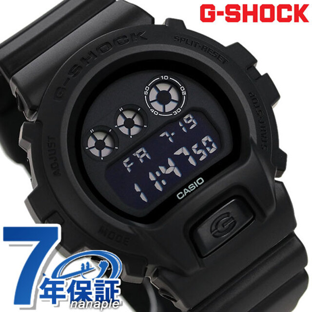 偉大な CASIO - G-SHOCK 腕時計 カシオ Gショック クオーツ dw-6900bb-1drG-SHOCK ブラックxブラック 腕時計(アナログ)