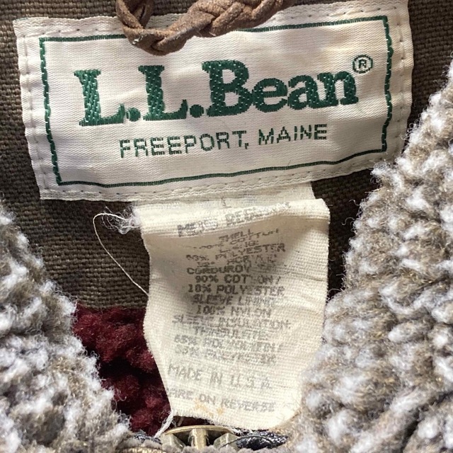 L.L.BEAN エルエルビーン USA製 ハンティングジャケット カーキ L 7