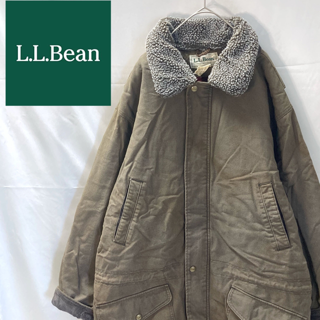 L.L.BEAN エルエルビーン USA製 ハンティングジャケット カーキ L