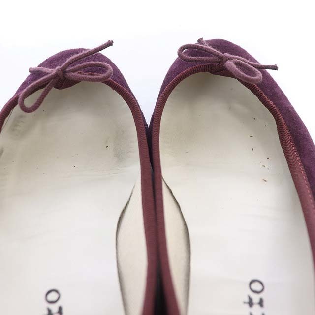 repetto - レペット バレエシューズ リボン スエード 35 22.0cm 紫